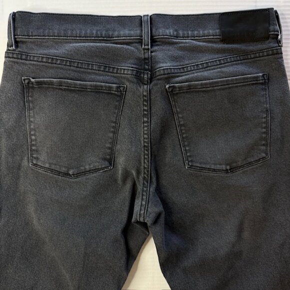 Mott & Bow Slim Fit Stone Jeans Men 33x32 Dark Grey Stretch Zip Fly - Picture 12 of 13